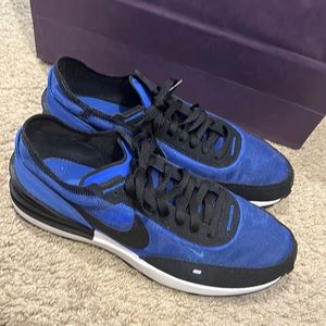 NIKE MEN WAFFLE ONE (RACER BLUE / BLACK-WHITE-BRIGHT CRIMSON)